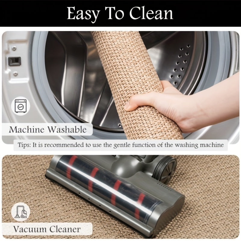 2pcs\u002Fset Super Absorbent Woven Kitchen Rugs And Mats, 100% Rubber Backing Non Slip Washable Kitchen Mat For Floor, Woven Kitchen Runner Rug Kitchen Rug Set Of 2 For Kitchen, Front Of Sink, Laundry Room, Hallway