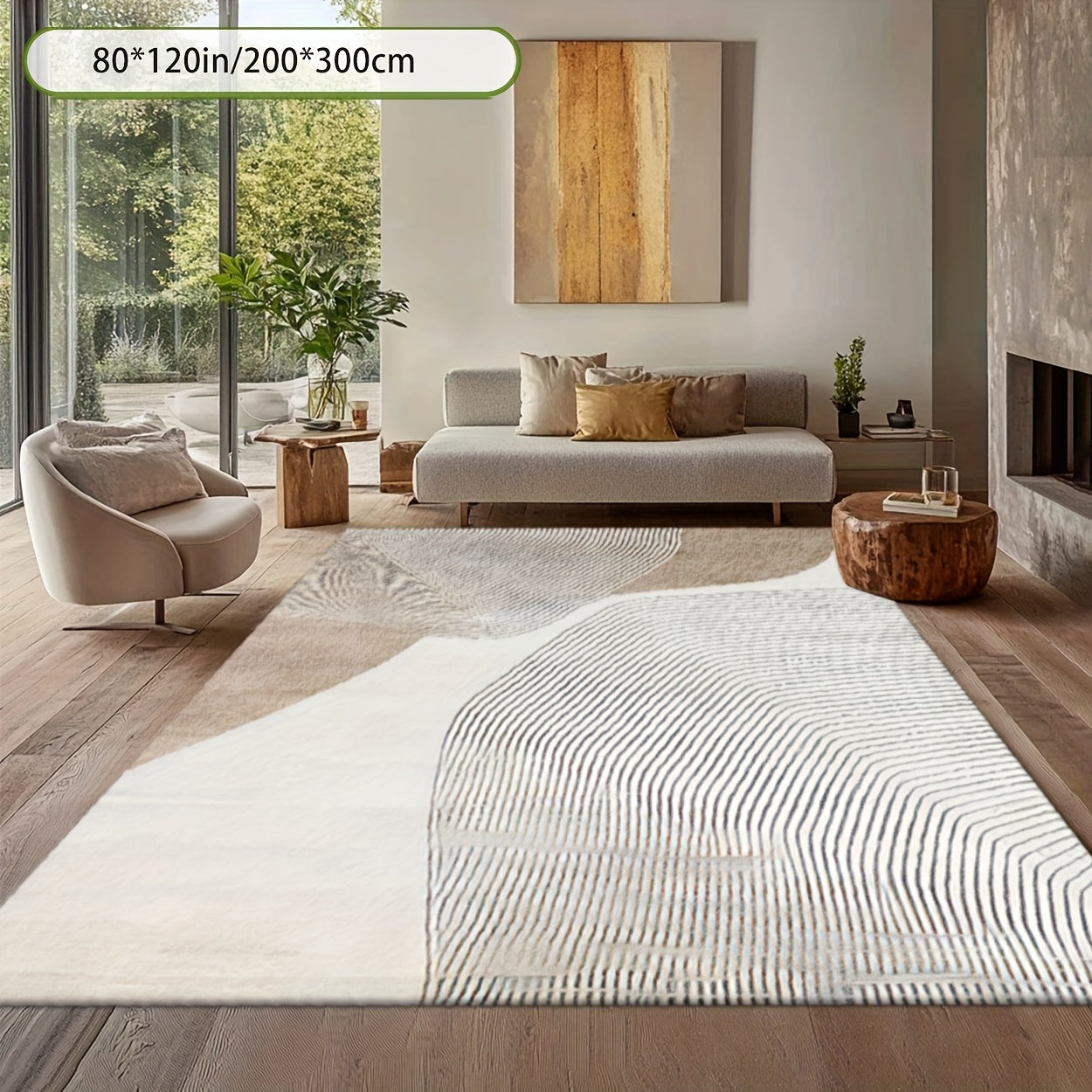 2D Digital Printing Mat, Home Decor Aesthetics. Available in Various Sizes for Large And Small Rugs, Suitable for Living Rooms, Bedrooms, Balconies, Entryways, Offices, Hotels, Cafes, Guesthouses, And Cottages. Soft, Non-Shedding, And Pet-Friendly.