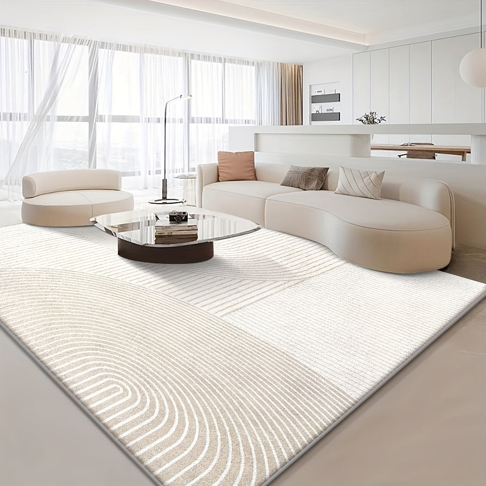 Fluffy 850g\u002Fm² Machine Washable Design Area Mat, Soft Multi-Size Options for Indoor Flooring - Warm and Cozy Living Spaces with Vintage Home Decor, Perfect for Living Room or Dining Room