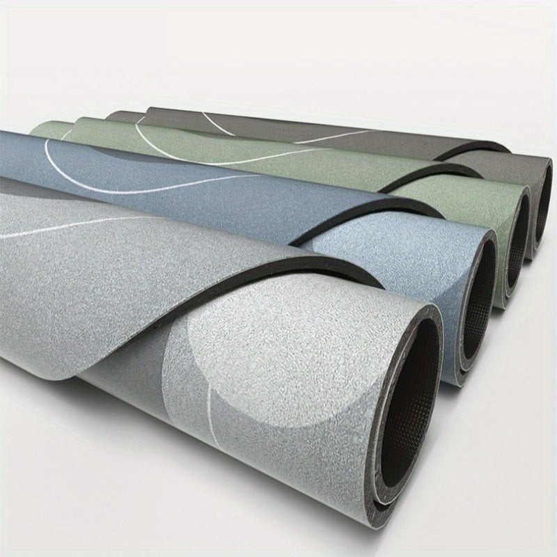 Kitchen floor mat fully covered with anti slip home diatomaceous earth carpet can be wiped absorbent oil absorbing dirt resistant soft cushion, bathroom mat