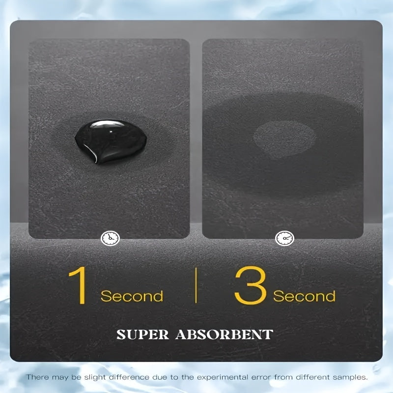 2pcs Thickened Kitchen Floor Mat Set | Anti-slip, Water-absorbent, Door Mat, Wipeable, No-wash Carpet - Suitable For Kitchen, Bathroom, Bedroom, Entrance, Quick-drying And Convenient, The Best Gift