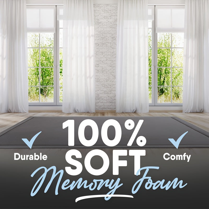 One Piece of Japanese Tatami Rug, Coral Velvet Area Rug, Baby Play Mat for The Floor, 1.18 inch Thick Crawling Rug, Padded Foam Rug Suitable for Playroom, Playpen, Nursery, Living Room, And Yoga