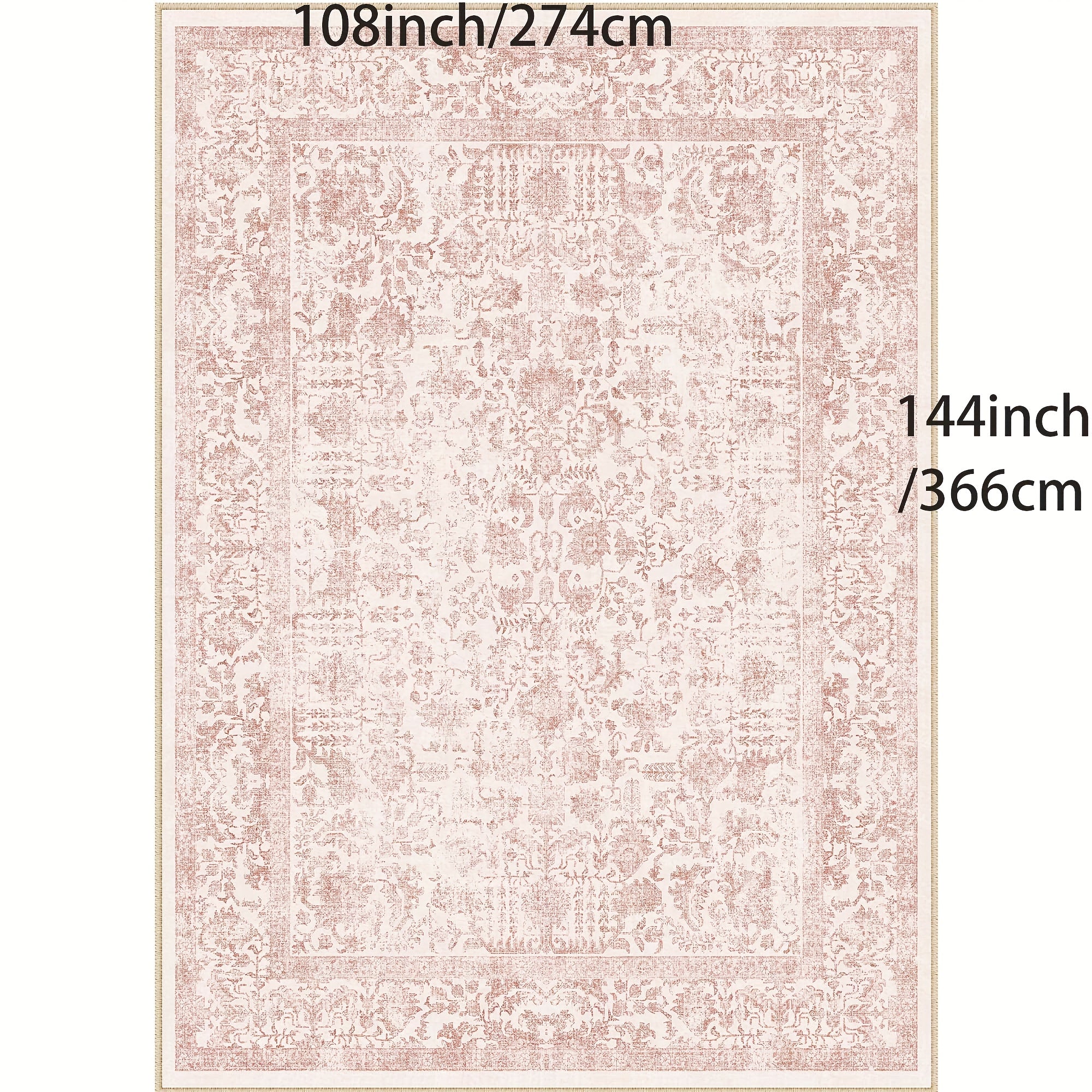 LANPULUX Thickened Anti-Slip Faux Wool Mat - Paisley Pattern, Machine Washable, Rubber Backing, Multi-Size Options for Living Room, Bedroom, Hallway - Elegant Home Decor, Bedroom Mat | Paisley Pattern Mat | Durable Mat, Rugs for Living Room