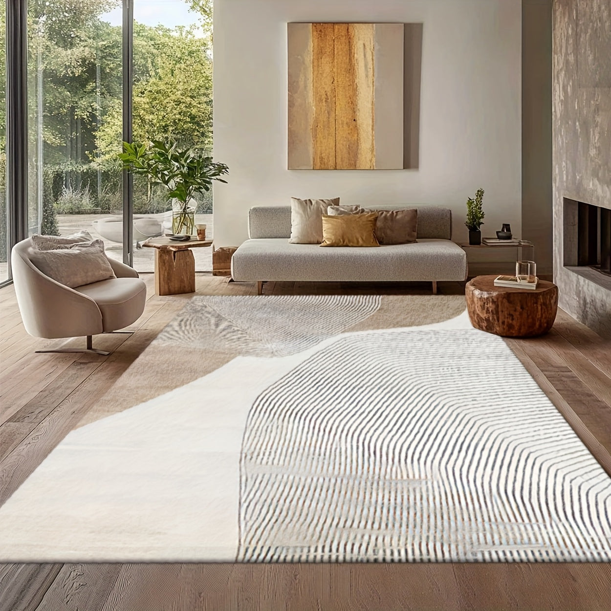 2D Digital Printing Mat, Home Decor Aesthetics. Available in Various Sizes for Large And Small Rugs, Suitable for Living Rooms, Bedrooms, Balconies, Entryways, Offices, Hotels, Cafes, Guesthouses, And Cottages. Soft, Non-Shedding, And Pet-Friendly.