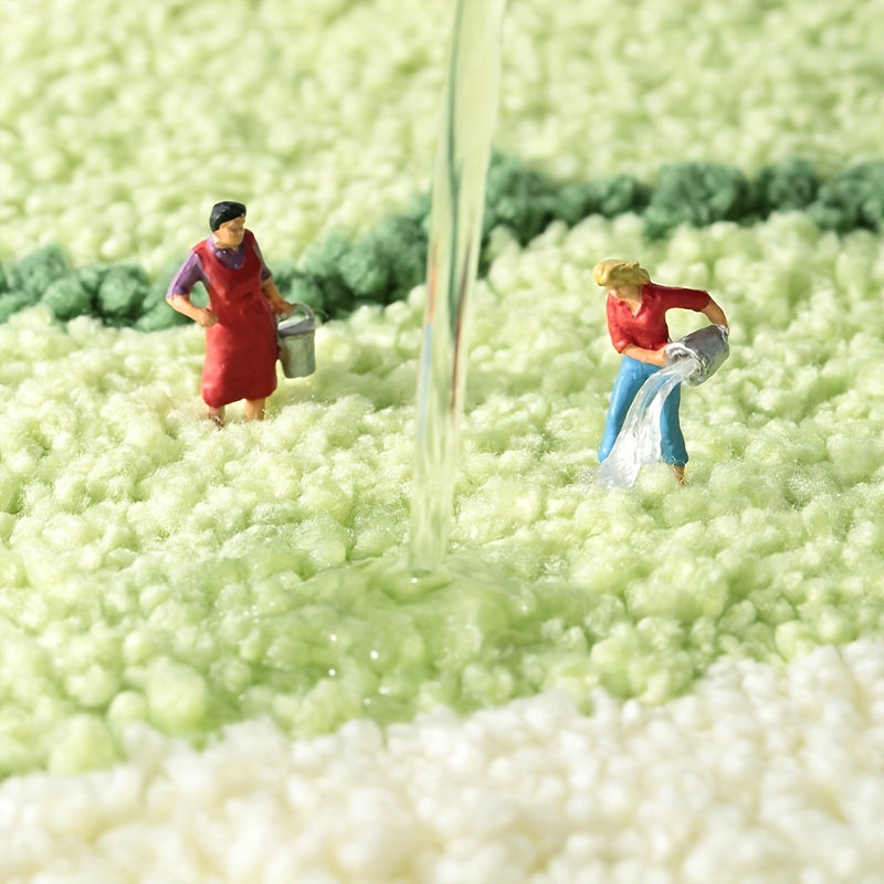 1pc DAJIANG Non-Slip Bath Rug Mat with Cute Frog - Soft Absorbent Thick Bath Mat Suitable for Bathroom Floor, Shower, Bathtub - Machine Washable Christmas Gift ()