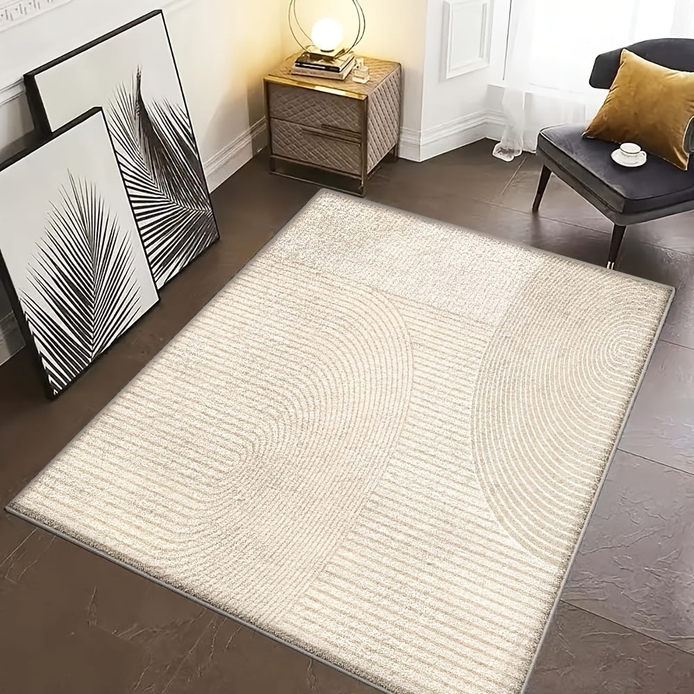 Fluffy 850g\u002Fm² Machine Washable Design Area Mat, Soft Multi-Size Options for Indoor Flooring - Warm and Cozy Living Spaces with Vintage Home Decor, Perfect for Living Room or Dining Room