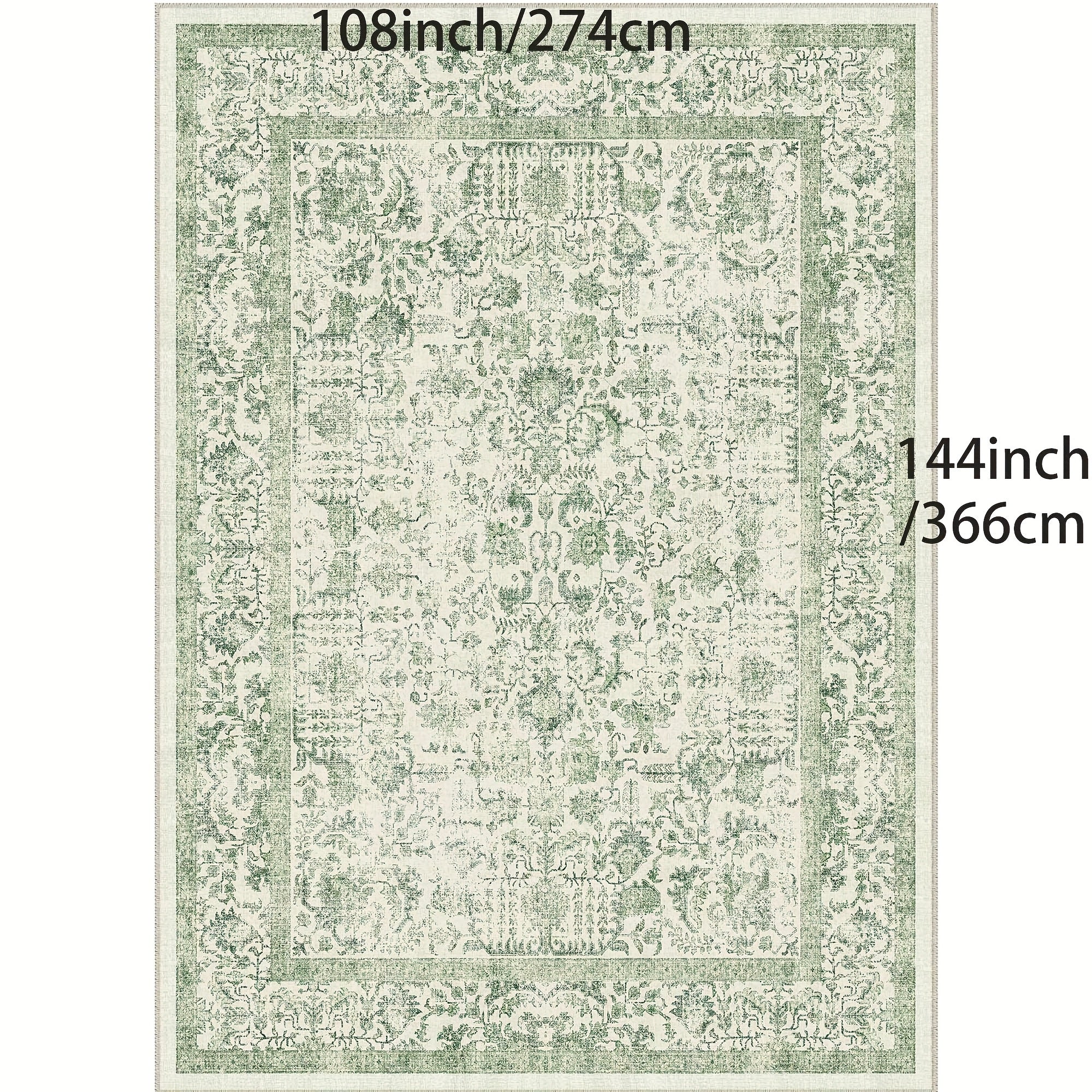 LANPULUX Thickened Anti-Slip Faux Wool Mat - Paisley Pattern, Machine Washable, Rubber Backing, Multi-Size Options for Living Room, Bedroom, Hallway - Elegant Home Decor, Bedroom Mat | Paisley Pattern Mat | Durable Mat, Rugs for Living Room