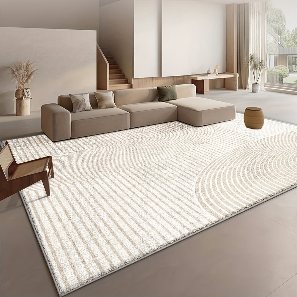 Fluffy 850g\u002Fm² Machine Washable Design Area Mat, Soft Multi-Size Options for Indoor Flooring - Warm and Cozy Living Spaces with Vintage Home Decor, Perfect for Living Room or Dining Room