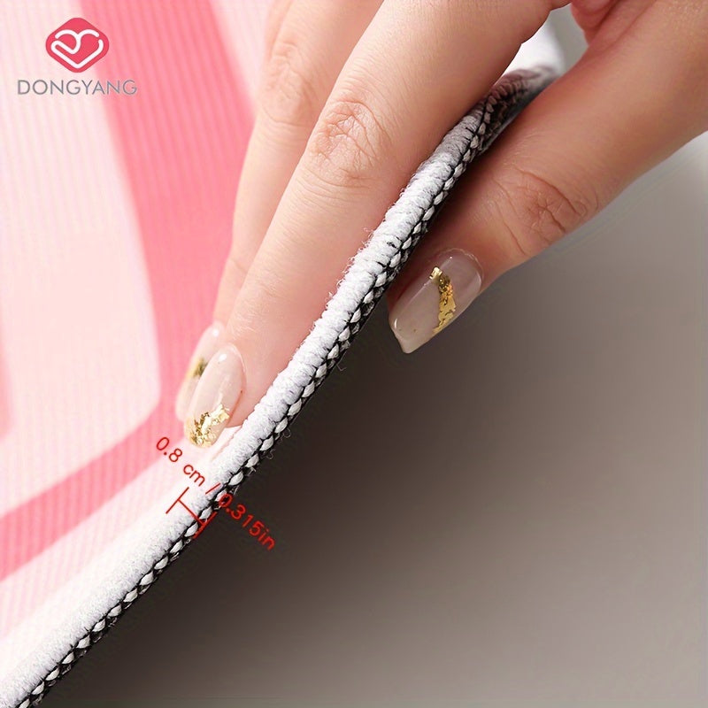 1pc of Dongyang brand bathroom entrance decorative floor mat, absorbent and non slip bathroom carpet, suitable for living room, bedroom, kitchen, bathroom, corridor, easy to clean, wear-resistant and cooling resistant carpet