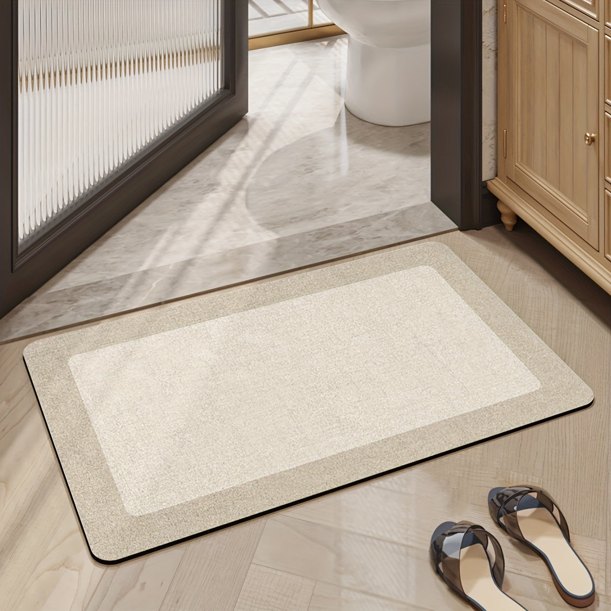 Dajia Brand Technology Velvet Non-Slip Absorbent Bathroom Mat Christmas Decoration - Quiet Like a Dream