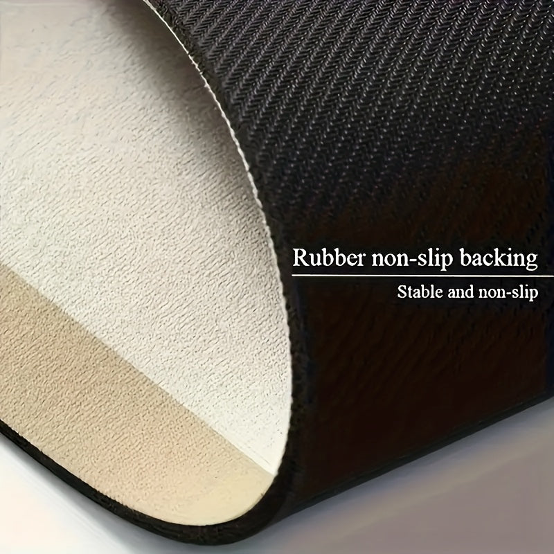 2pcs Thickened Kitchen Floor Mat Set | Anti-slip, Water-absorbent, Door Mat, Wipeable, No-wash Carpet - Suitable For Kitchen, Bathroom, Bedroom, Entrance, Quick-drying And Convenient, The Best Gift