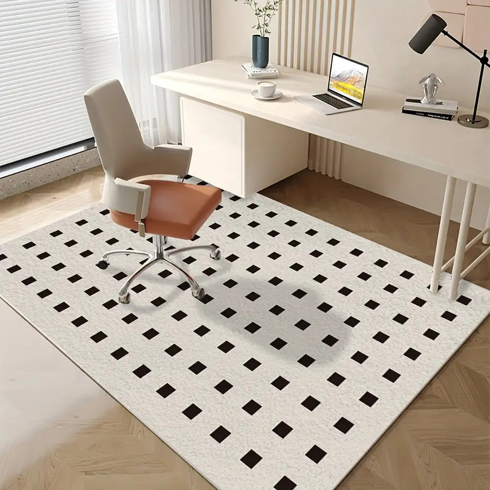 Vintage Persian Jute Mat Velvet Large Mat | Persian Jute, Checkered, Vintage | Living Room, Bedroom, Office, Study, Shedding, Indoor Sofa, Dining Table, Entrance Door, Kitchen, Home Decor