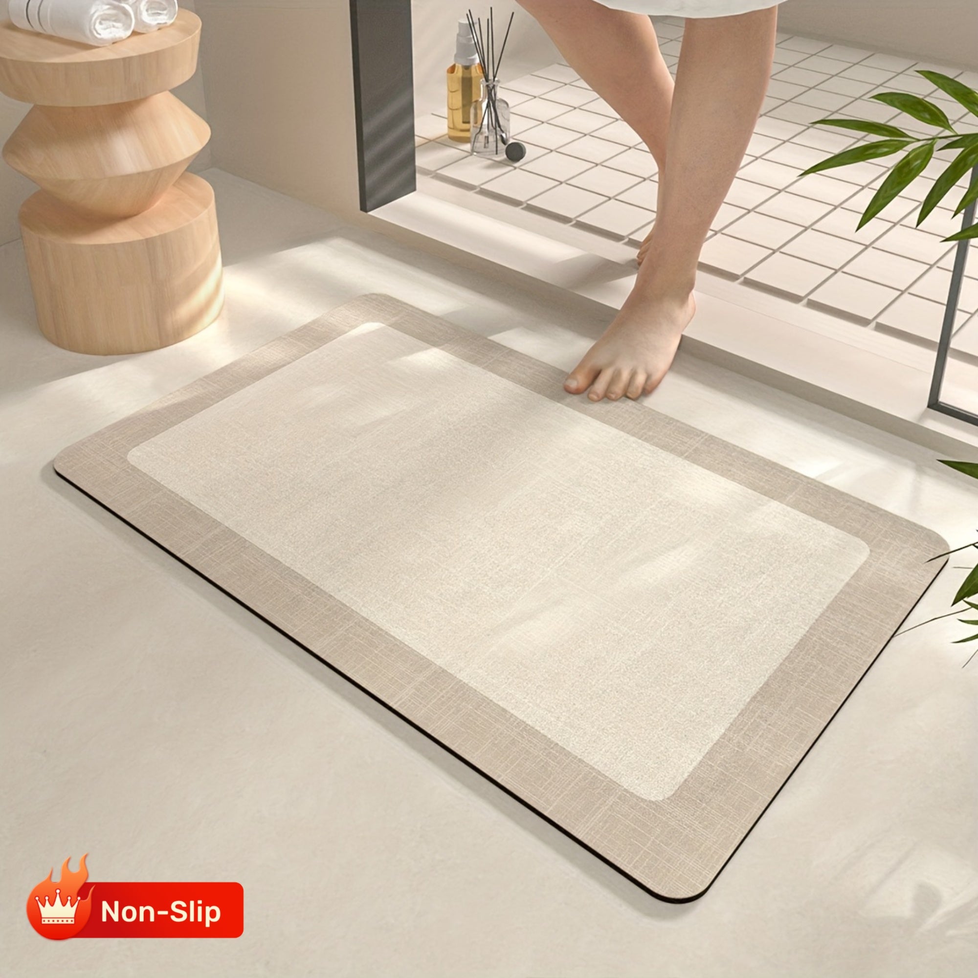 Dajia Brand Technology Velvet Non-Slip Absorbent Bathroom Mat Christmas Decoration - Quiet Like a Dream